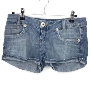 G by Guess Cotton Stretch Rolled Hem Jeans